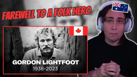 Musicians Pay Tribute To Gordon Lightfoot Australian Reacts