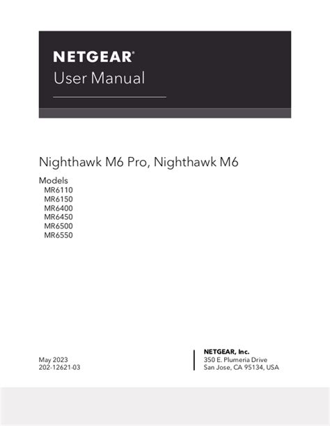 Bedienungsanleitung Netgear Nighthawk M6 Pro Mr6520 78 Seiten