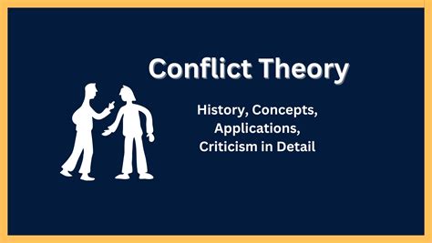 Conflict Theory - History, Concepts, Applications, Criticism in Detail ...