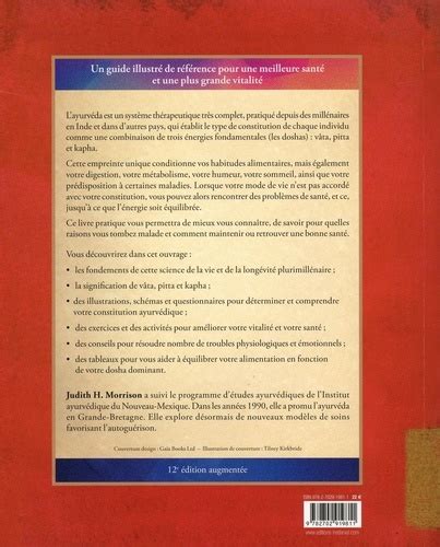 Le Livre De L Ayurv Da Le Guide Personnel Du De Judith H Morrison