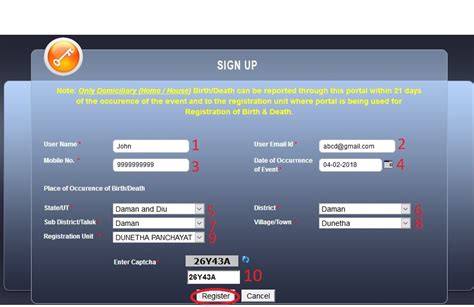 crsorgi.gov.in : Civil Registration System Birth & Death Online ...