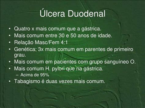 PPT ÚLCERA PÉPTICA PowerPoint Presentation free download ID 4037491