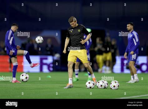 Alfons Sampsted Of Bodo Glimt Warm Up Prior Uefa Champions League Play