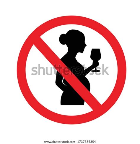 Do Not Drink Alcohol During Pregnancy Stock Vector Royalty Free 1737335354 Shutterstock