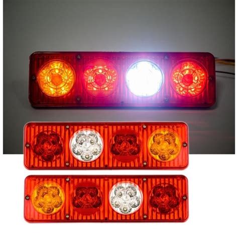 12V LED X 2 FEUX LAMPES CAMION REMORQUE PLATEAU CARAVANE FOURGON 20