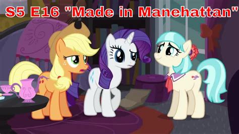 Blind Reaction MLP FIM S5 E16 Made In Msnehattan YouTube