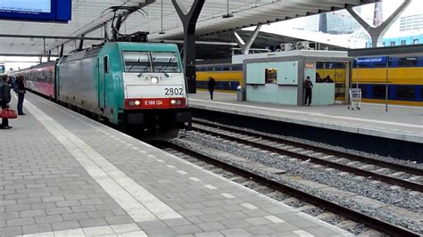 Nmbs Sncb Traxx Met Ic Brussel Aankomst Vertrek