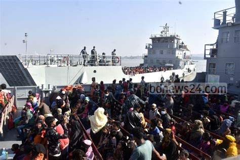 Bangladesh Ships Second Batch Of Rohingya Refugees To Bhasan Char Island