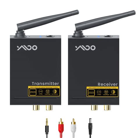 Ymoo Ghz Wireless Audio Transmitter And Receiver Set Rca Mm