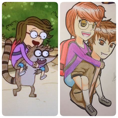 Regular Show Eileen And Rigby By Happymach On Deviantart