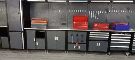 Heavy Duty Tool Stainless Steel Tool Cabinet Workbench Combined Metal