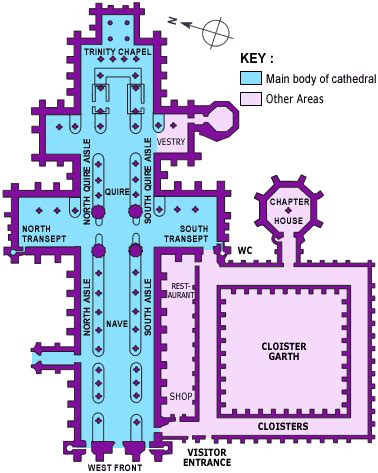 Salisbury Cathedral Floor Plan