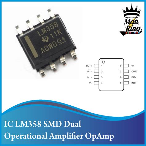 Jual Ic Lm Smd Dual Operational Amplifier Opamp Sop Smd Shopee