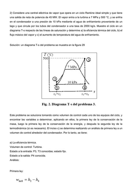 Guia De Ciclo Rankine Ejercicios Ing Isaacpdf1 Pdf