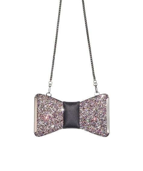 Bow Bag Glitter Starry Night