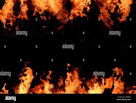 Fire Flames Black Background Hi Res Stock Photography And Images Alamy