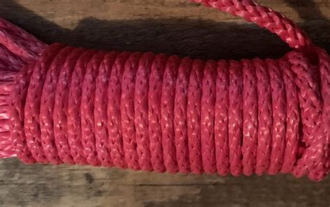 Red 764 Dyneema Cord Custom Length Pack A Pull