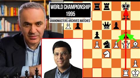 Garry Kasparov Vs Viswanathan Anand At World Championship Match