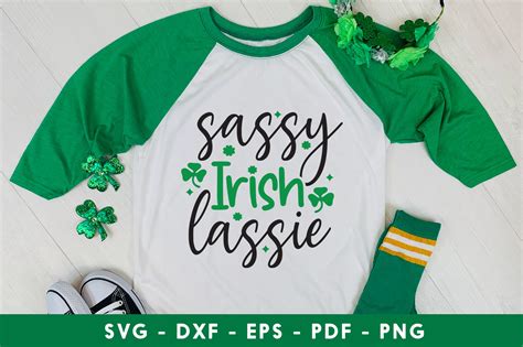 Sassy Irish Lassie St Patricks Day Svg Graphic By Craftlabsvg