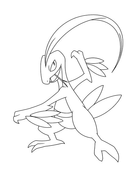 The Pokemon Coloring Page Is Shown In Black And White With An Image Of