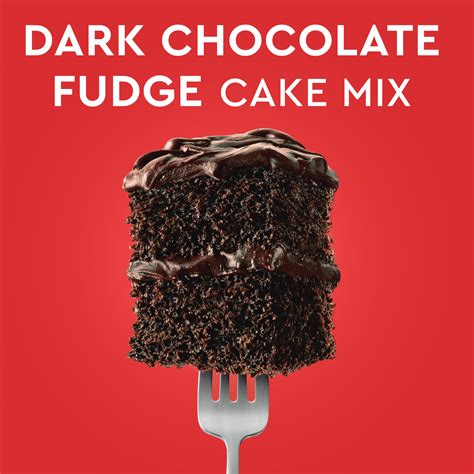 Duncan Hines Classic Dark Chocolate Fudge Cake Mix 1525 Oz Box