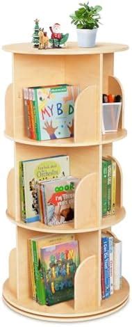 OOOK Bibliothèque rotative pour enfants 45 7 x 45 7 x 96 1 cm L x l x