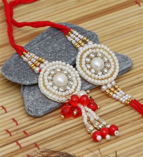 Buy Bhaiya Bhabhi Rakhis Set With Roli Chawal Pack And Raksha Bandhan