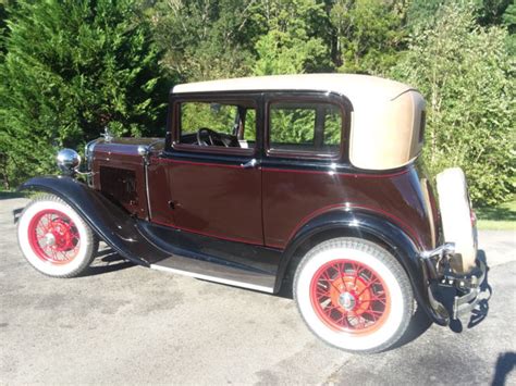 Ford Model A Victoria Leatherback For Sale Photos Technical