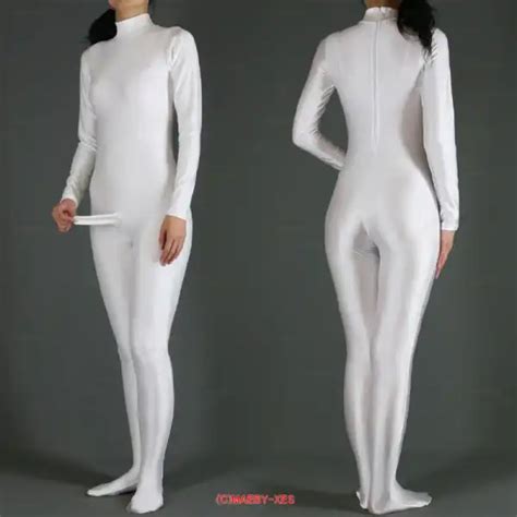 Lzcmsoft Black Lycra Spandex Zentai Suit With Penis Sheath Men One