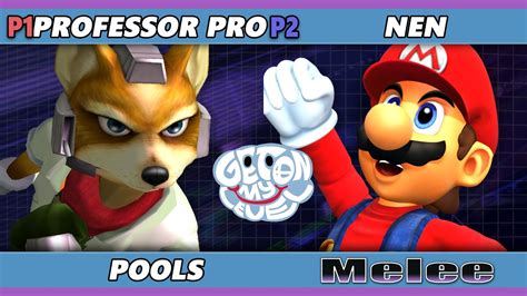 Goml Professor Pro Fox Vs Nen Mario Ssbm Melee Tournament