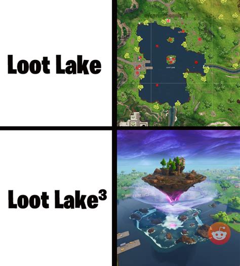 Old Loot Lake vs New Loot Lake : r/FortNiteBR