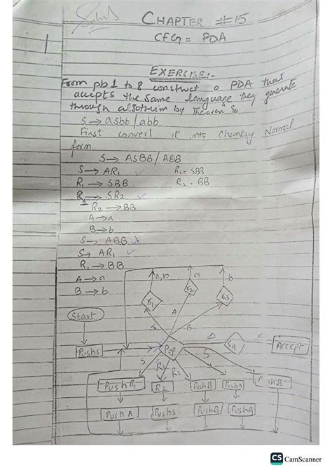 Solution Context Free Grammer To Pushdown Automata Conversion Studypool