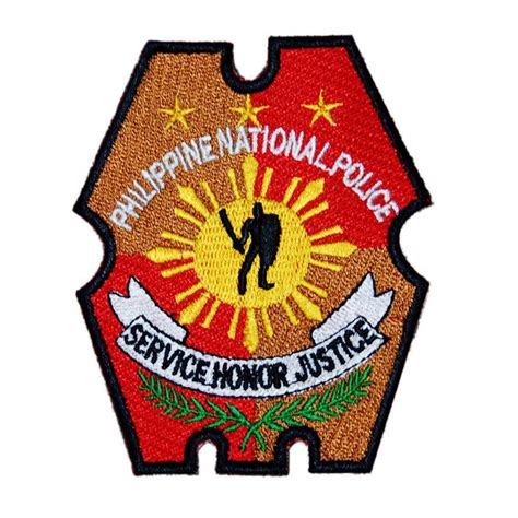 pieces philippine national police pnp patch