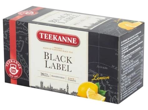 Herbata Teekanne Black Label Lemon Torebek Extrabiuro Pl