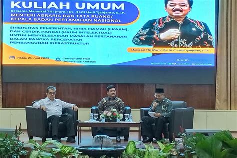 Menteri Atr Bpn Tiga Kunci Wujudkan Indonesia Emas Antara News Ambon