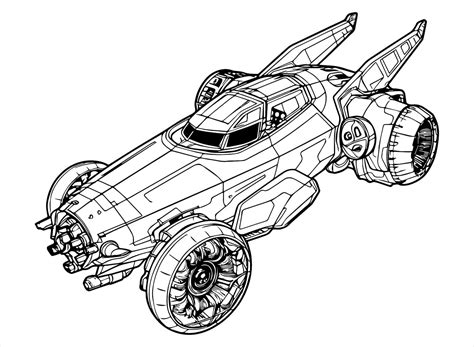 Rocket League Színezők Nyomtatható Rocket League Kifestők