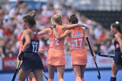 Samenvatting Oranje Dames Overlopen Vs In Slot Pro League Duel