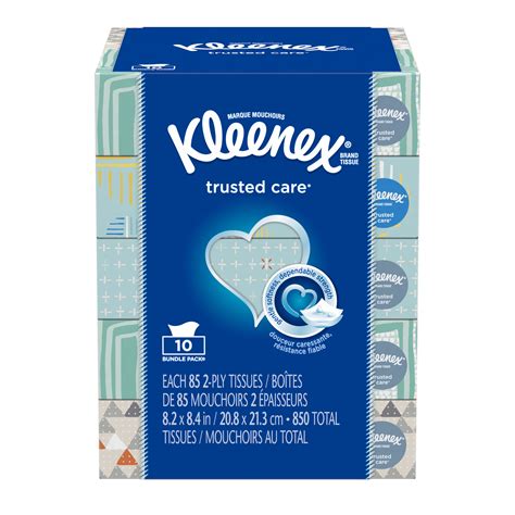 Kleenex Everyday Facial Tissues Flat Box Case Pack Total