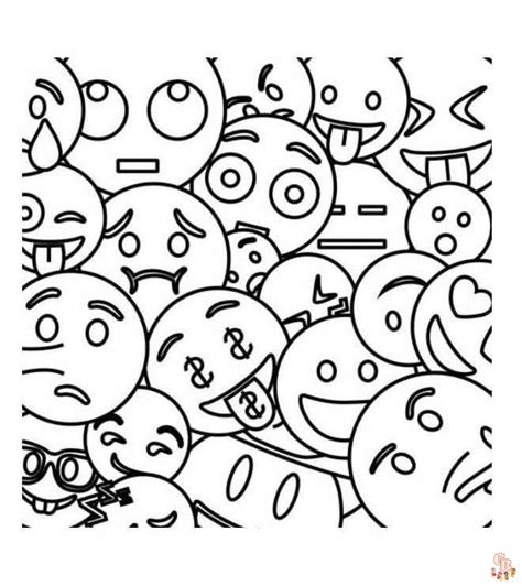 Free Coloring Pages Of Smiley Faces