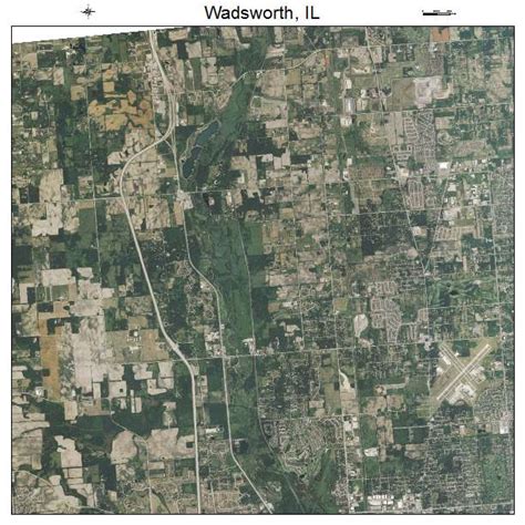 Aerial Photography Map of Wadsworth, IL Illinois