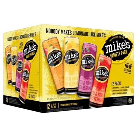 Mikes Hard Lemonade Variety 12pk Original Macarthur Beverages