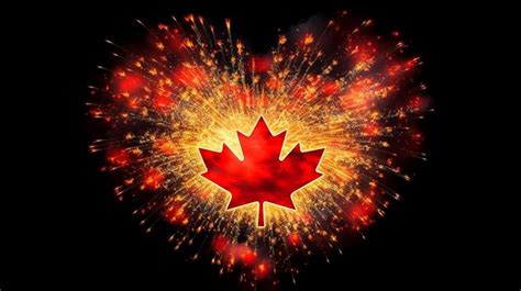 Premium Ai Image A Red Maple Leaf With The Word Canada On It