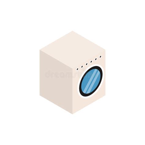 Washing Machine Isometric Stock Illustrations 1 969 Washing Machine