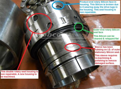 Robco Of America Glass Lined Double Reactor Seal Repair