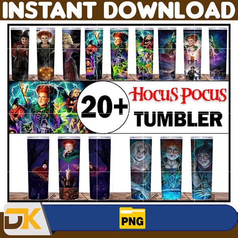 Hocus Pocus Tumbler Wrap Bundle Houcs Pocus Sublimation Inspire