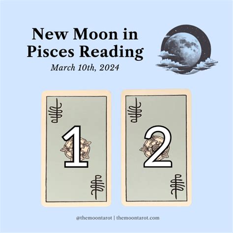 New Moon In Pisces Reading March 2024 The Moon Tarot