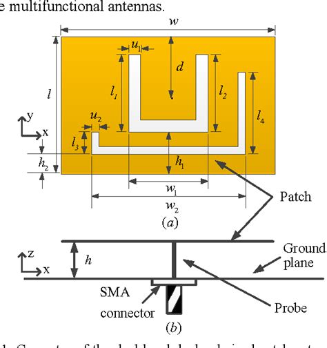 Single Fed Dual Band Dual Polarized U Slot Patch Antenna Semantic Scholar