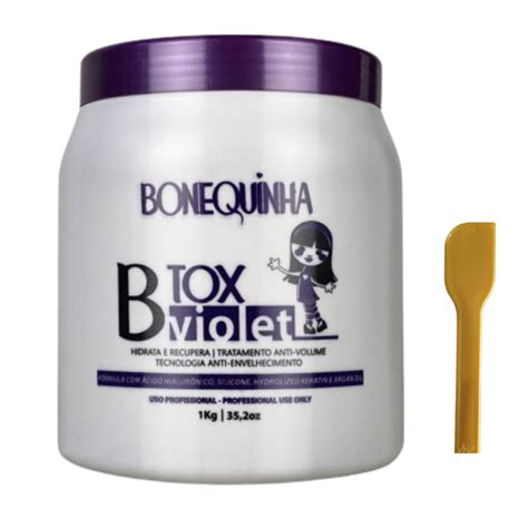 Bonequinha Botox Redutor De Volume Violet 1kg E Shopee Brasil