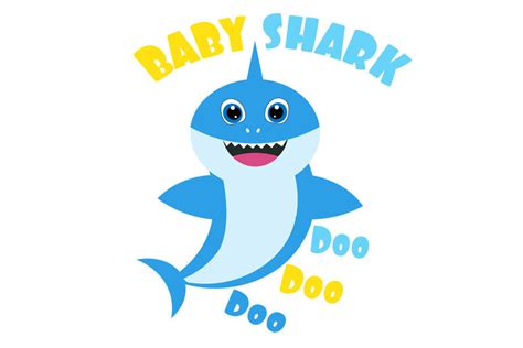 Baby shark Svg, Boy Shark clipart, funny shark svg, cricut svg.This By Lillyarts | TheHungryJPEG