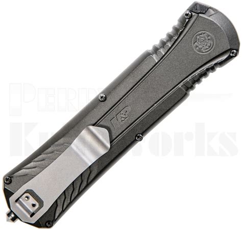 Smith And Wesson Mandp Otf Spring Assisted Knife Gray Mpotf10g L Perry